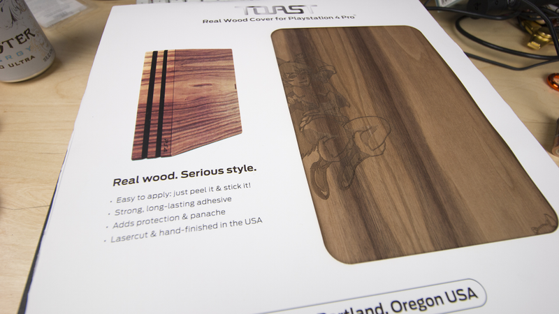 Illustration for article titled Wrapping My PlayStation 4 In Wood